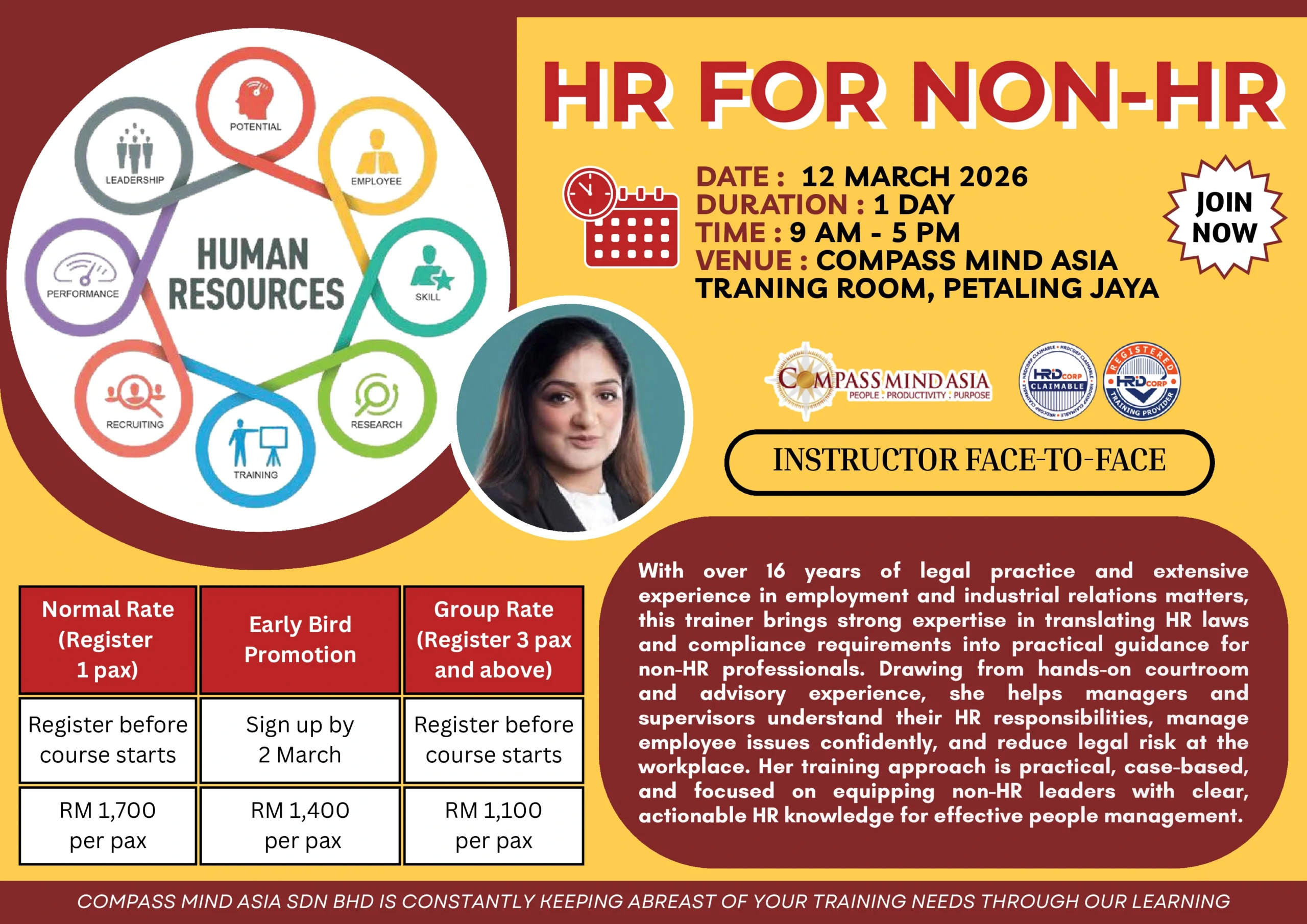 project management, training