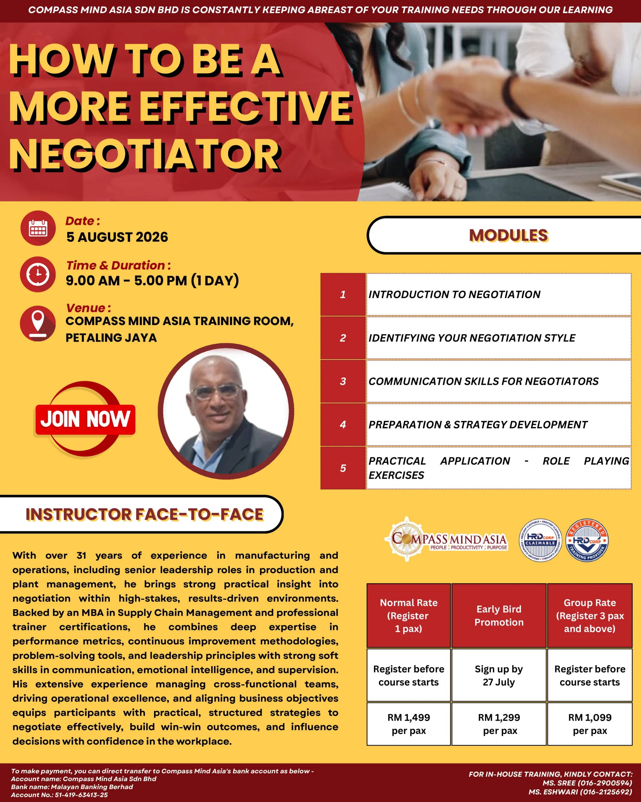 project management, training