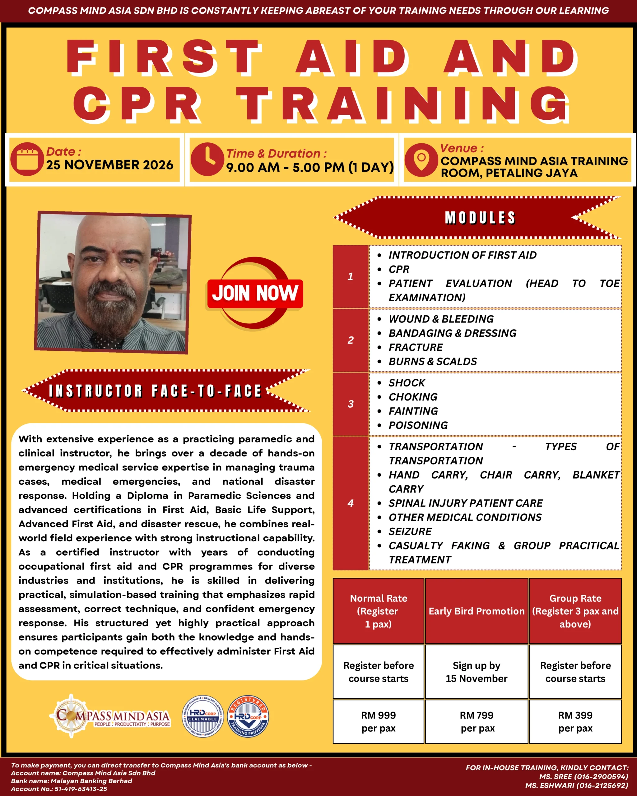 project management, training